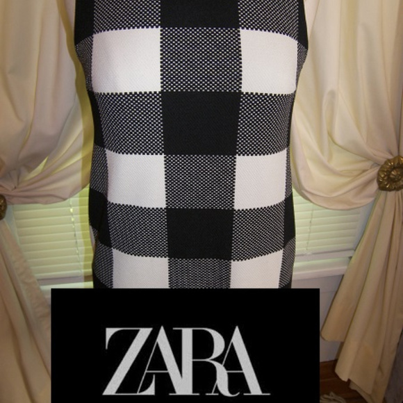 zara white jumper dress